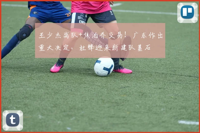 王少杰离队+焦泊乔交易！广东作出重大决定，杜锋迎来新建队基石
